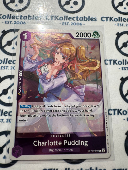 One Piece : Legacy of the Master FOIL OP12-071 – Charlotte Pudding – Rare