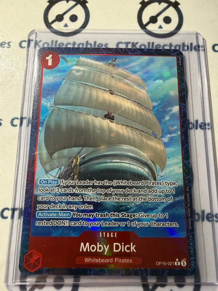 Moby Dick One Piece The Time of Battle # OP16-021 Alt Art R