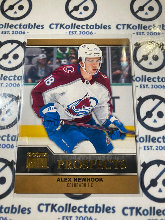 2021/22 Skybox Metal Universe Alex Newhook PROSPECTS Premium PP-30 Avalanche