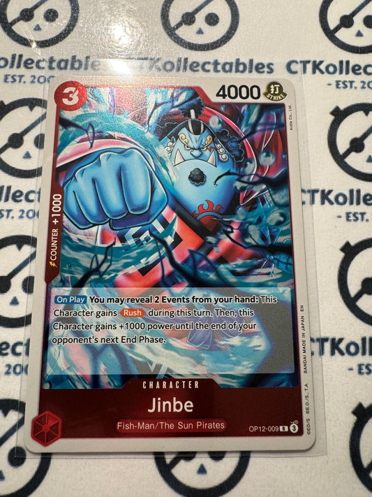 One Piece : Legacy of the Master FOIL OP12-09 – Jinbe – Rare Card