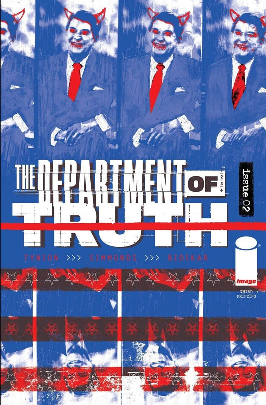 THE DEPARTMENT OF TRUTH # 2 IMAGE THIRD PRINTING  IMAGE COMIC BOOK  MATURE READERS 2021