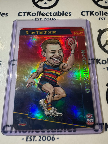 2022 AFL Teamcoach Riley Thilthorpe Magic Wildcard MW-01 Crows