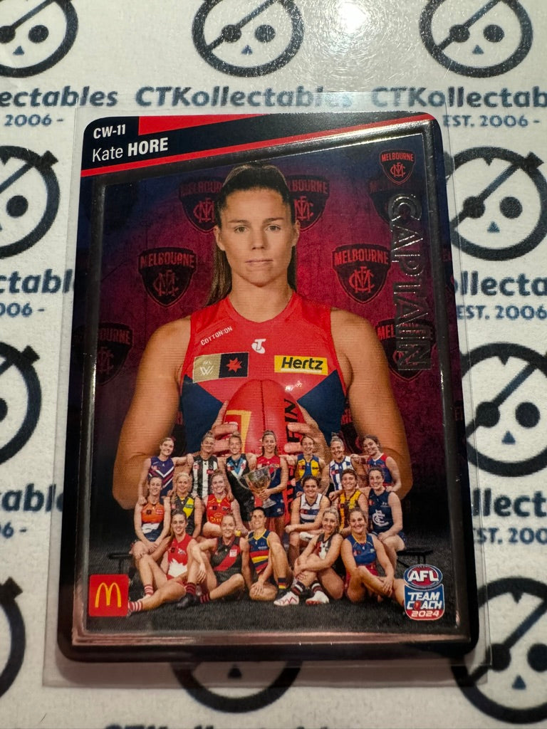 2024 AFL Teamcoach Maccas Captain Silver - Kate Hore CW-11 Demons