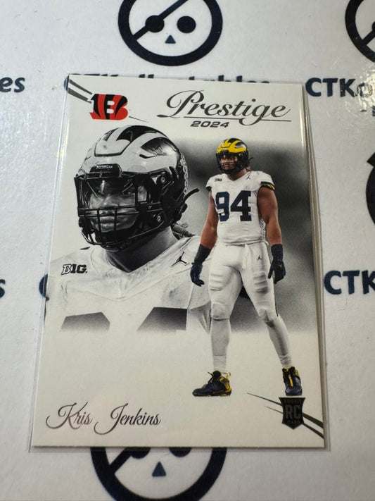 2024 NFL Prestige Rookie Card #342 Kris Jenkins Cincinnati Bengals