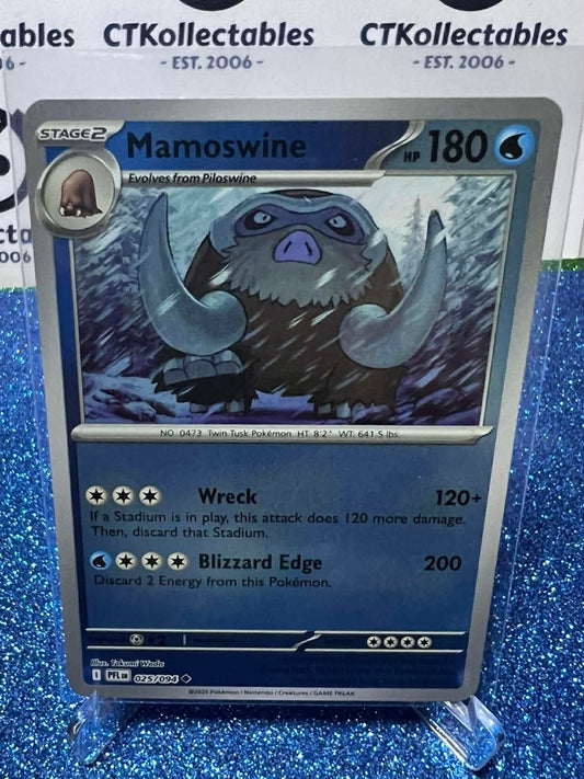 Mamoswine Reverse Holo #025/094 Phantasmal Flames Pokemon