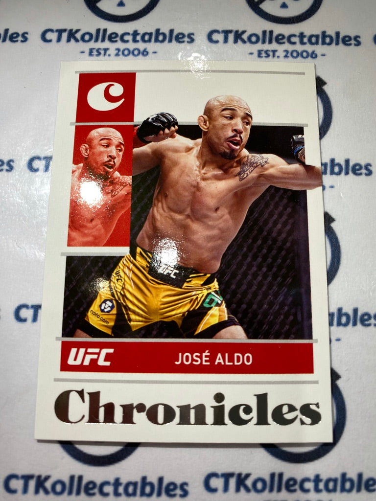 2022 UFC Panini Chronicles Base #7 Jose Aldo - Bantamweight