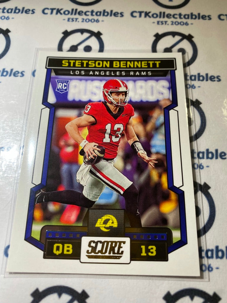 2023 NFL Panini Score #313 Stetson Bennett IV - Los Angeles Rams