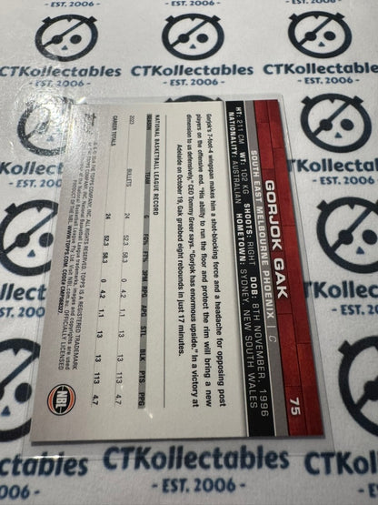 2023-24 Topps NBL Gorjok Gak Golden Wattle Parallel #148/175 Phoenix