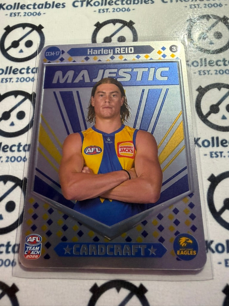 2026 Teamcoach AFL Cardcraft Majestic CCM-17 Harley Reid #3 Eagles