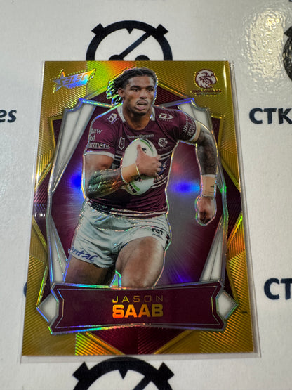 2026 Select NRL League Heroes Luminous Base #L81 Jason Saab Eagles