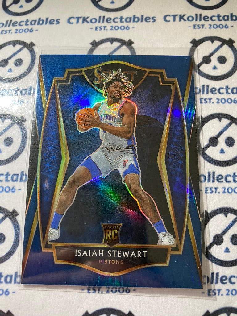 2020/21 Panini NBA Select Isaiah Stewart Premier Level Silver Prizm #191 RC