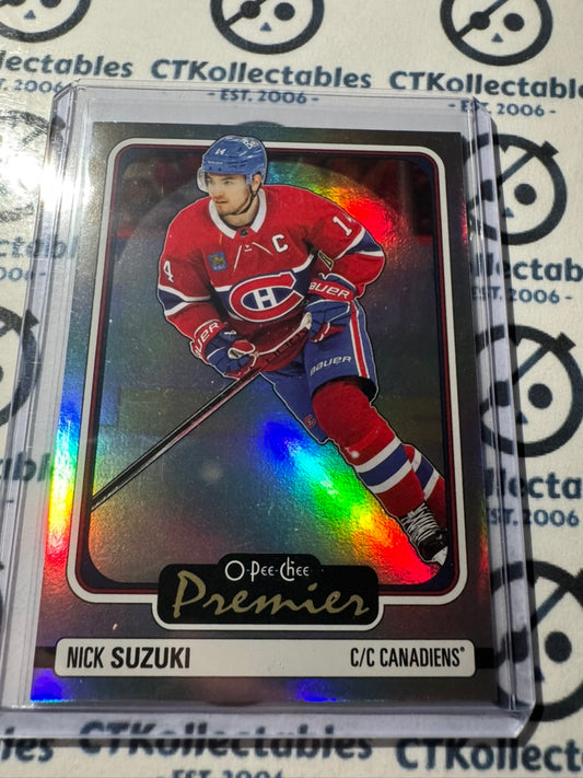 2024-25 O-Pee-Chee Hockey Premier P-4 Nick Suzuki, Montreal Canadiens