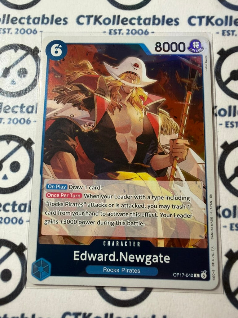 Edward.Newgate R FOIL OP17-040 One Piece The World's Strongest Warrior ENG