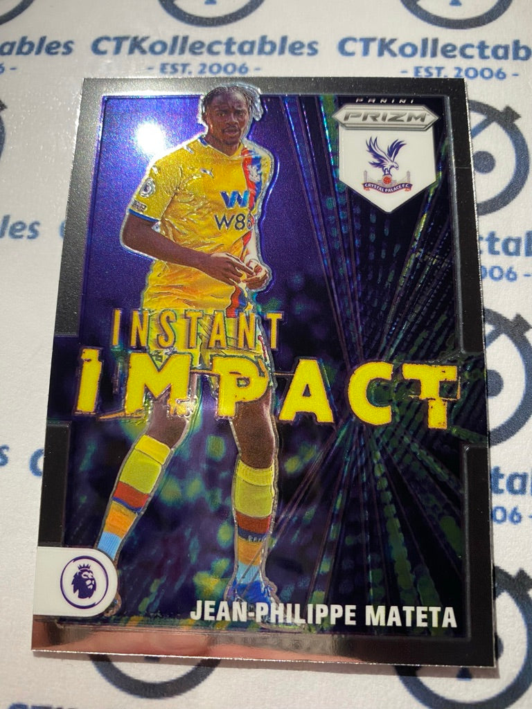 2021-22 Panini Prizm Premier League Soccer Jean-Philippe Mateta Instant Impact