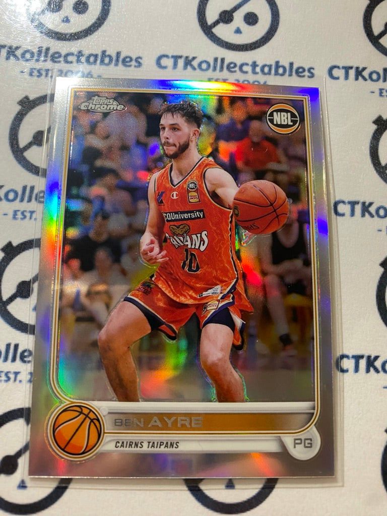 2022-23 Topps NBL Chrome Ben Ayre REFRACTOR #22 Taipans