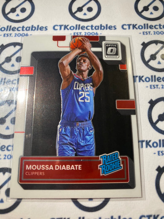 2022-23 NBA Optic Rated Rookie Moussa Diabate #247 Clippers