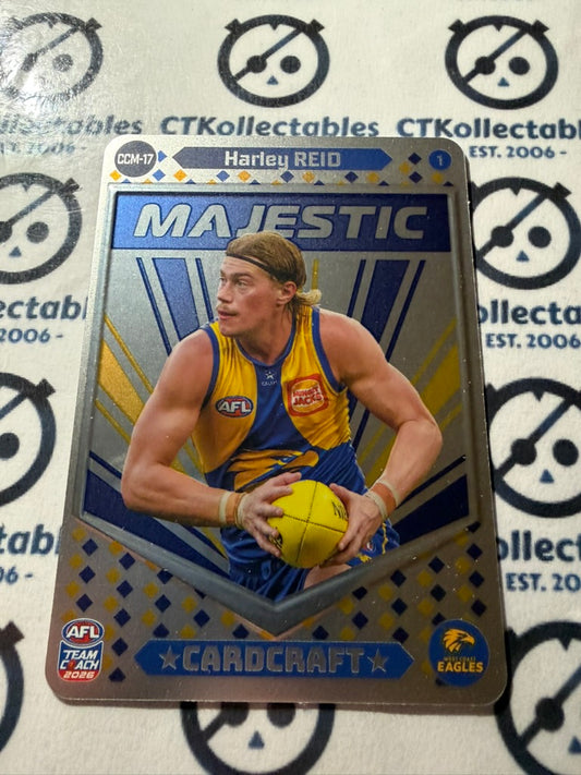 2026 Teamcoach AFL Cardcraft Majestic CCM-17 Harley Reid #1 Eagles