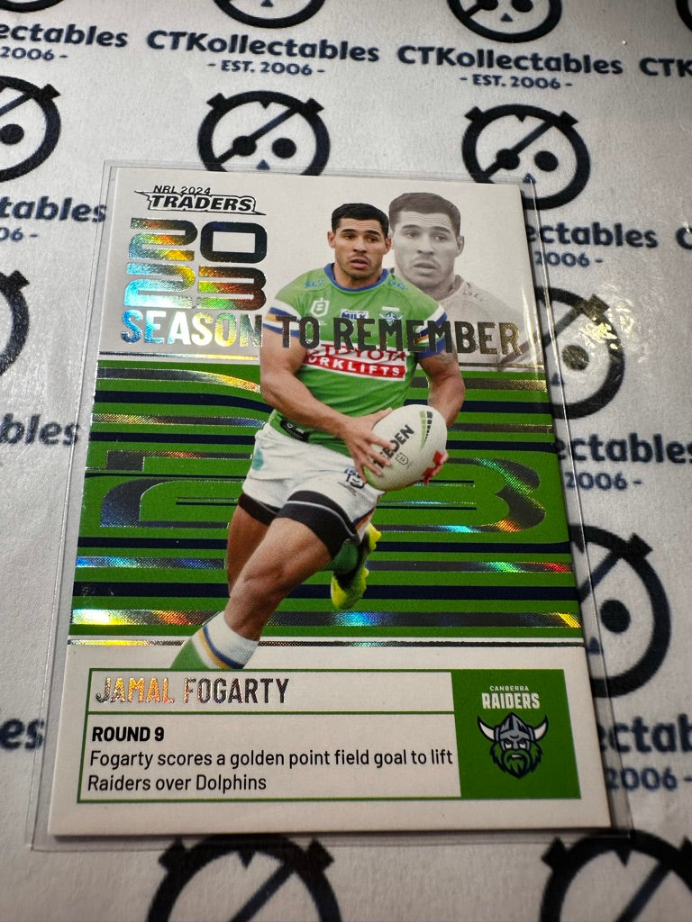 2024 TLA NRL Traders Season To Remember - Jamal Fogarty SR05/51 Raiders