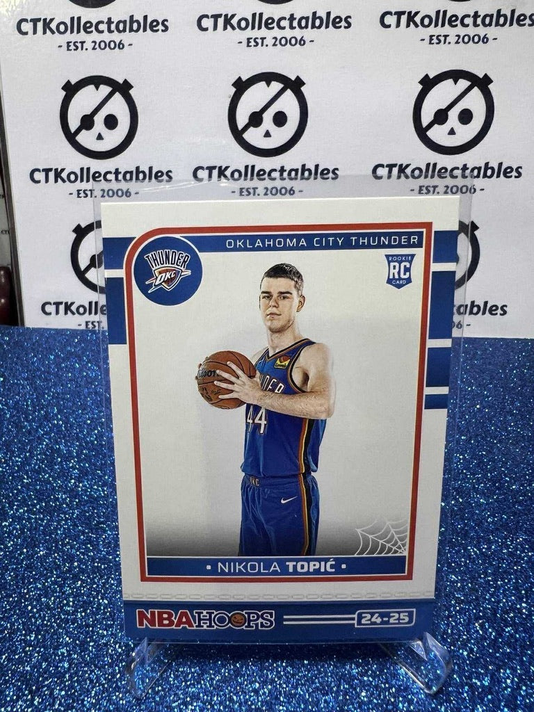 2024-25 Panini NBA HAUNTED HOOPS Rookie Card #267 Nikola Topic, OKC