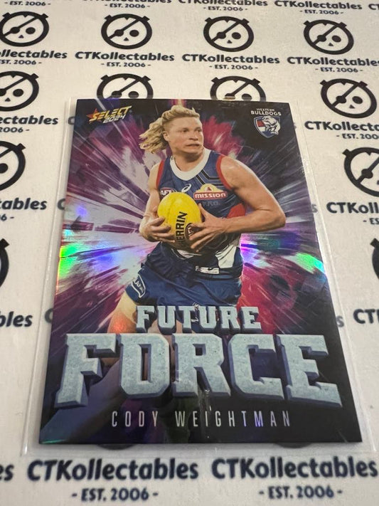 2024 AFL Footy Stars Future Force - Cody Weightman Bulldogs