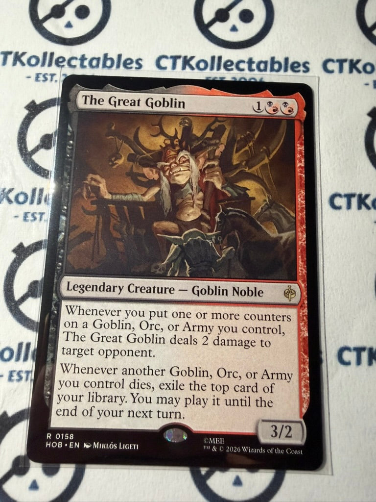 The Great Goblin #0158 MTG The Hobbit Foil TCG