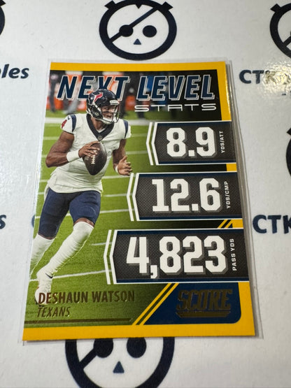 2021 NFL Score Deshaun Watson Gold Next Level #NL8 Texans