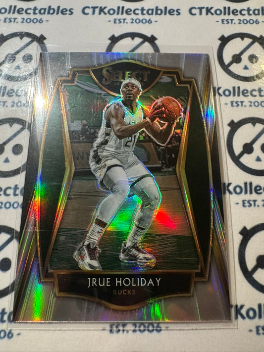 2020-21 NBA Select Jrue Holiday Silver Prizm Premier Level #118 Bucks