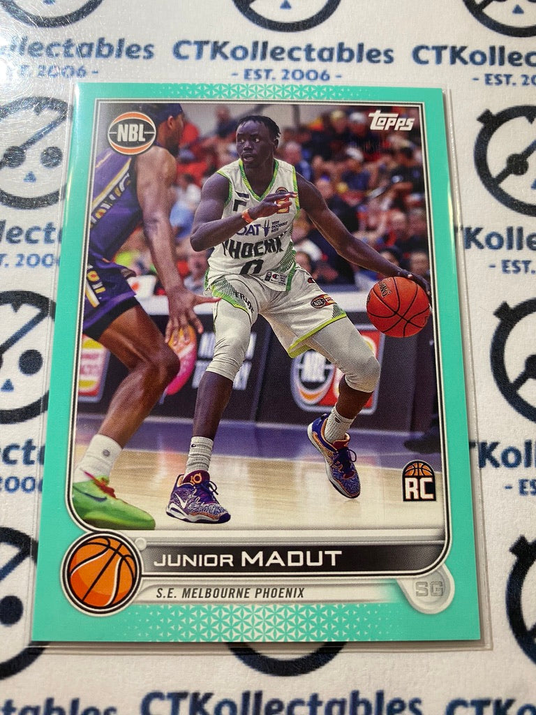 2022-23 Topps NBL Basketball Aqua Junior Madut #145/199