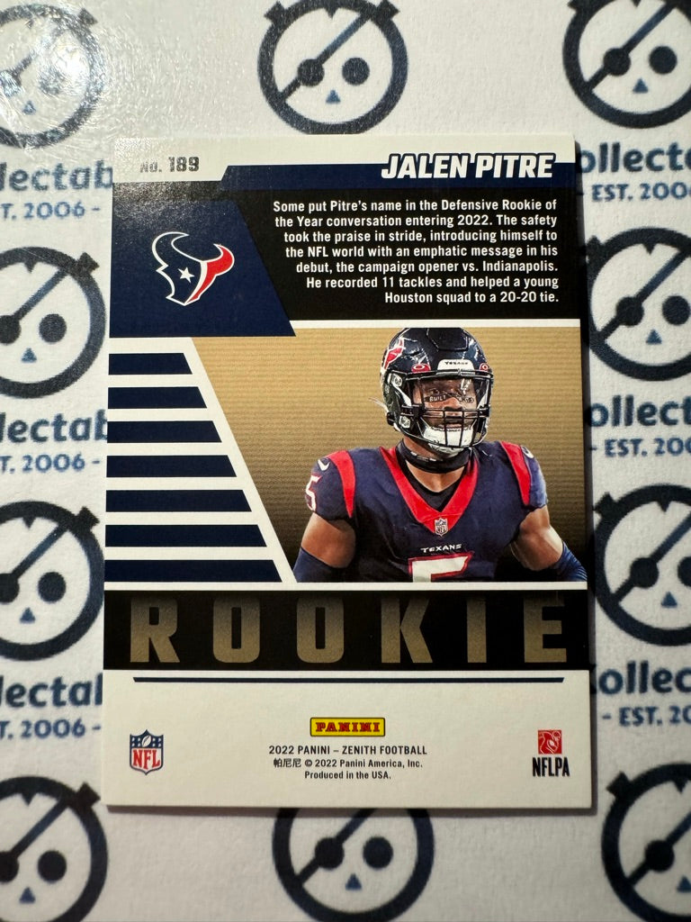 2022 NFL Panini ZENITH Football Jalen Pitre Artist Proof Jersey Number #05/50