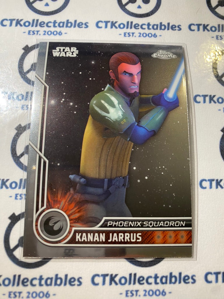 2023 Topps Chrome Star Wars - # 30 Kanan Jarrus Chrome Base Card