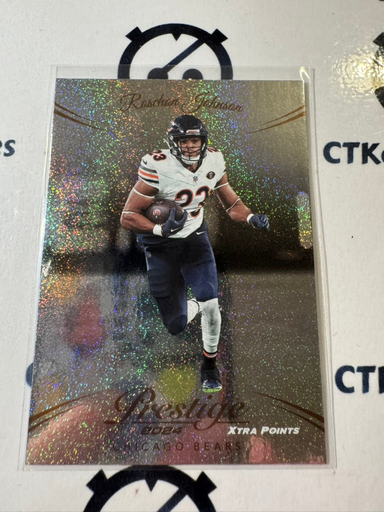 2024 NFL Prestige Dots Xtra Points #49 Roschon Johnson Chicago Bears