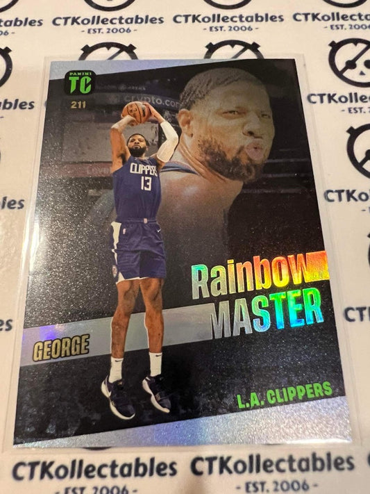 2023-24 Panini Top Class Paul George Rainbow Master #211 Clippers