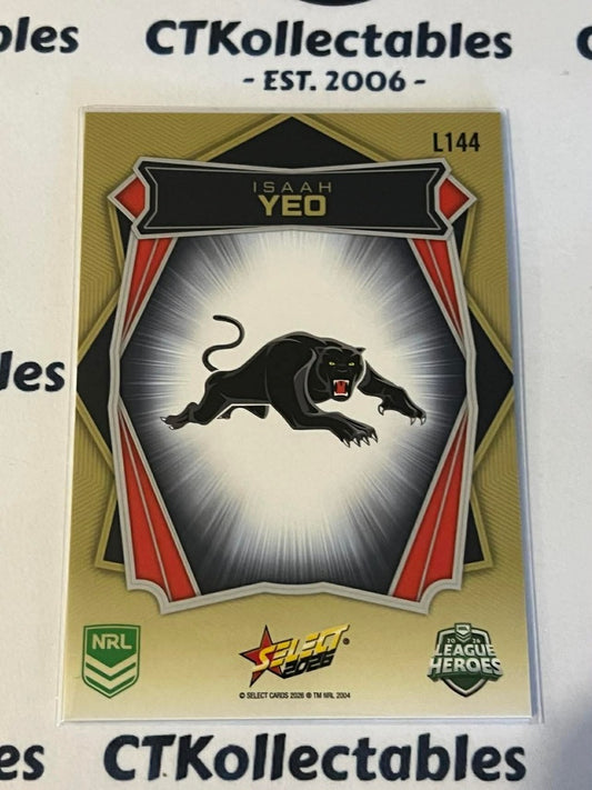 2026 Select NRL League Heroes Luminous Base #L144 Isaah Yeo Panthers