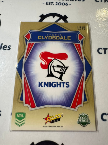 2026 Select NRL League Heroes Luminous Base #L215 Yasmin Clydsdale Knights NRLW