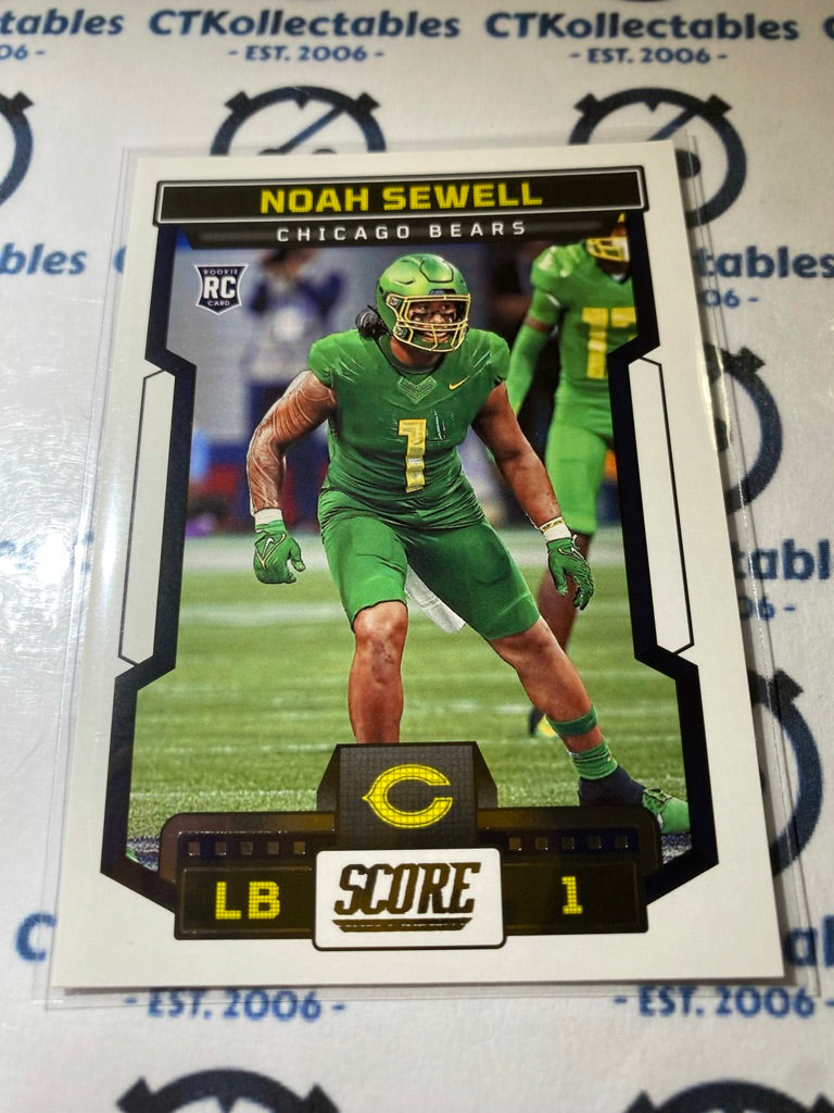 2023 NFL Panini Score #396 Noah Sewell - Chicago Bears