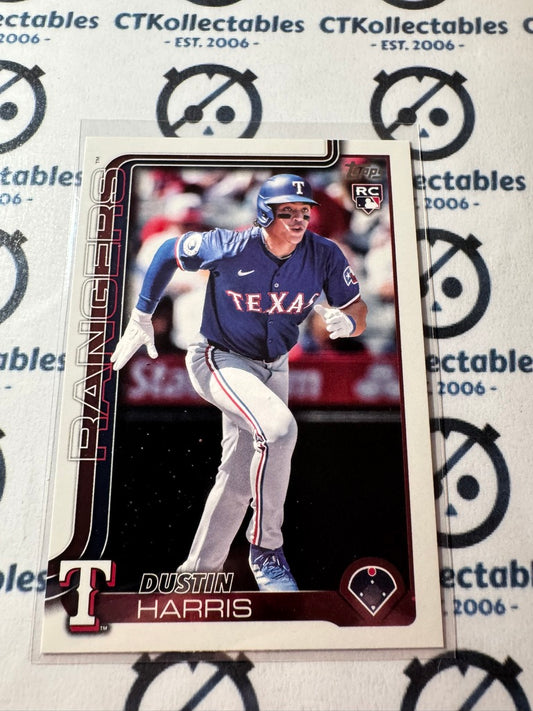 2025 Topps Series 2 Baseball Dustin Harris rookie RC #374 Rangers