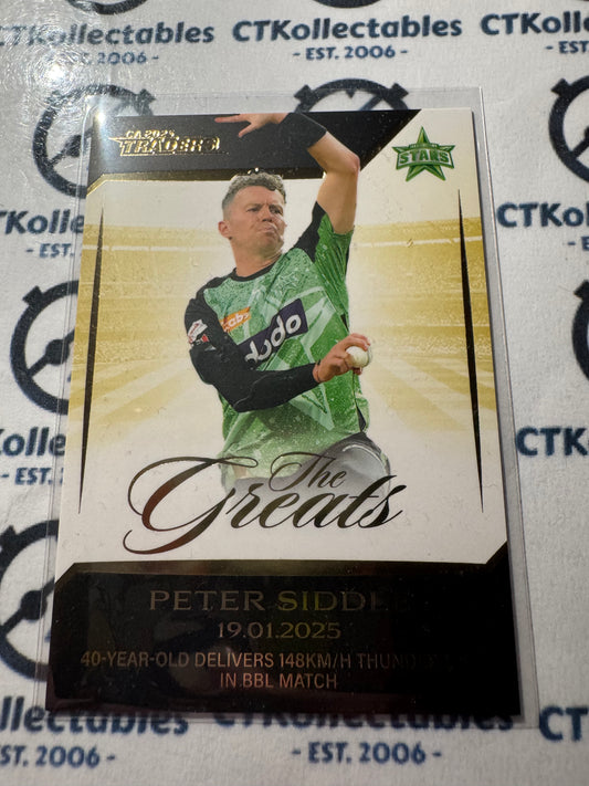 2025/26 CA Cricket Traders Peter Siddle The Greats #107/148 TG12/12
