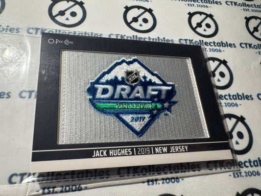 2024-25 O-Pee-Chee Hockey First Round Patches DP-23 Jack Hughes  Devils