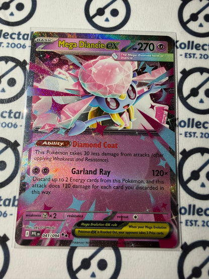 Mega Diancie EX Double Rare #041/094 Phantasmal Flames Pokemon