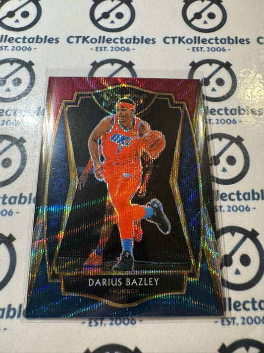2020-21 NBA Select Isaiah Darius Bazley Red White Blue Wave Prizm Premier #138
