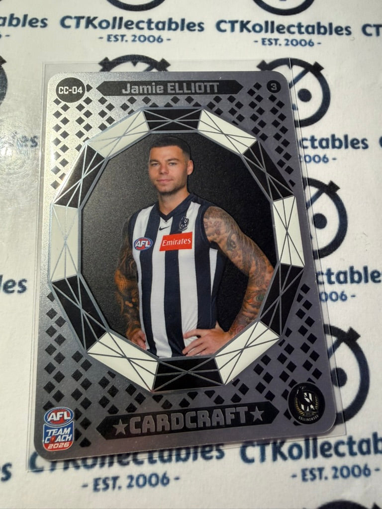 2026 Teamcoach AFL Cardcraft CC-04 Jamie Elliot #3 Magpies