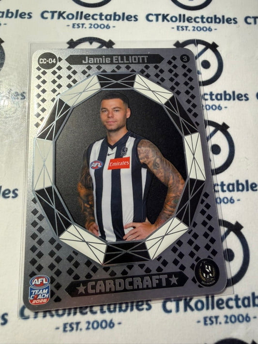 2026 Teamcoach AFL Cardcraft CC-04 Jamie Elliot #3 Magpies