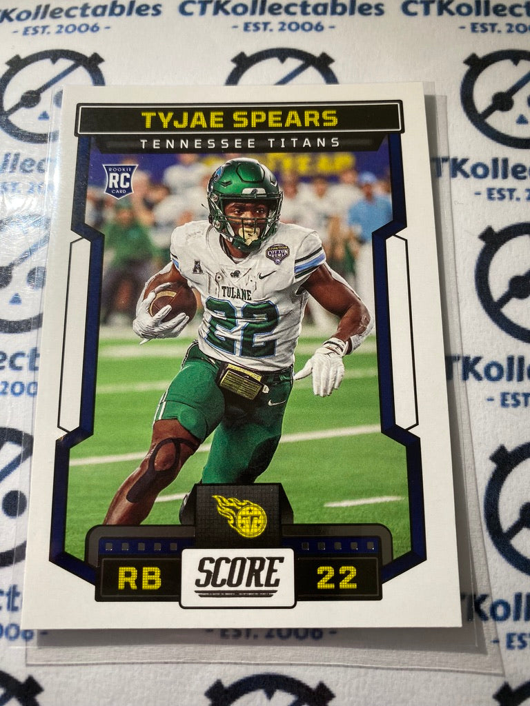 2023 NFL Panini Score #325 Tyjae Spears - Tennessee Titans