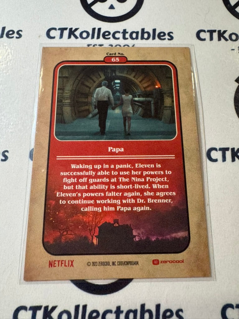 2023 Topps Stranger Things Season 4 #65 Yellow Papa
