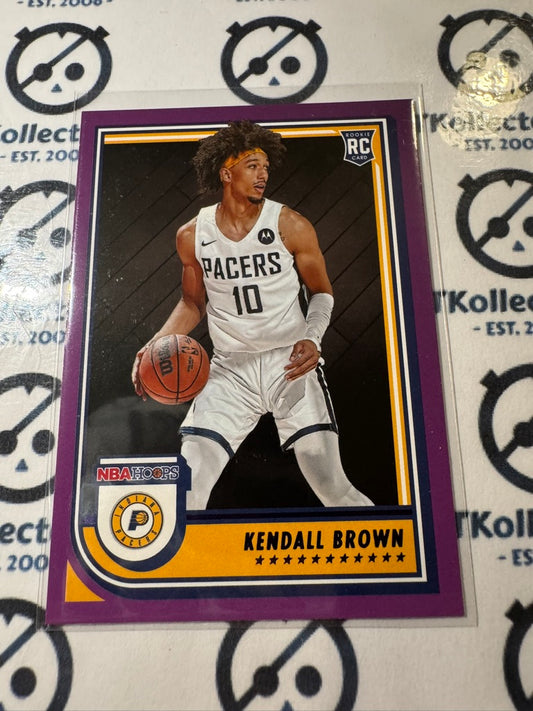 2022/23 Panini NBA Hoops Kendall Brown Purple #279 Pacers