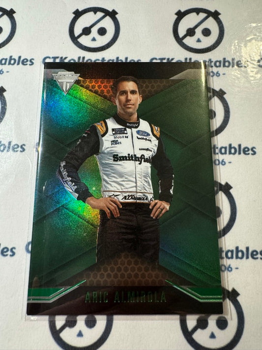 2022 Panini NASCAR Chronicles Titanium Aric Almirola #10 Green