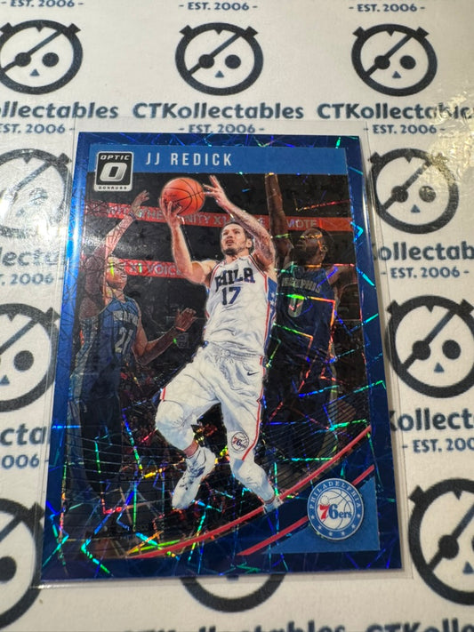 2018-19 NBA Donruss Optic JJ Reddick Blue Veolcity Prizm #79 76ers