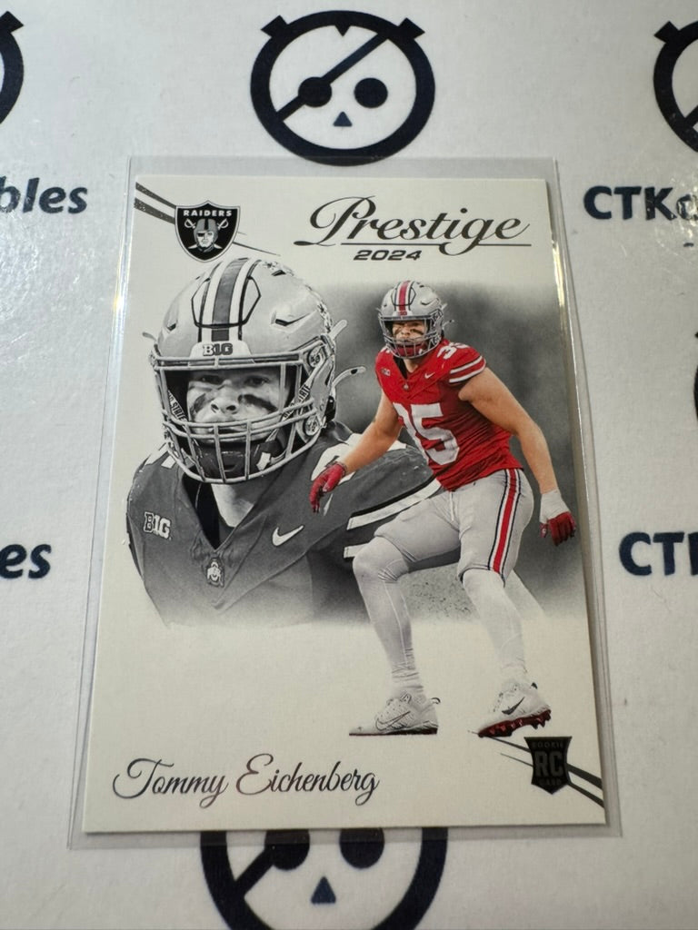 2024 NFL Prestige Rookie Card #378 Tommy Eichenberg Las Vegas Raiders