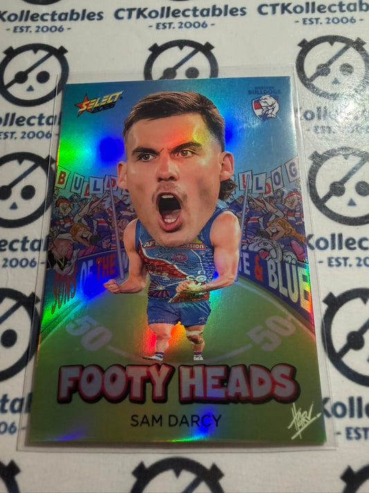 2026 Select AFL Footy Stars Footy Heads FH104 Sam Darcy Bulldogs