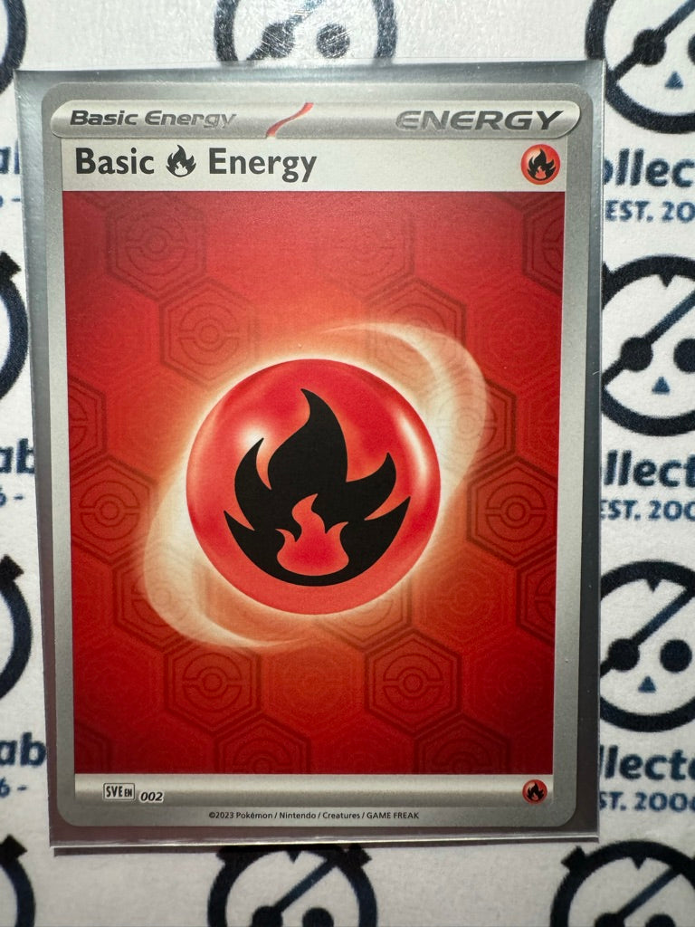 Fire Energy Reverse Holo #002  2024 Shrouded Fable Pokemon TCG